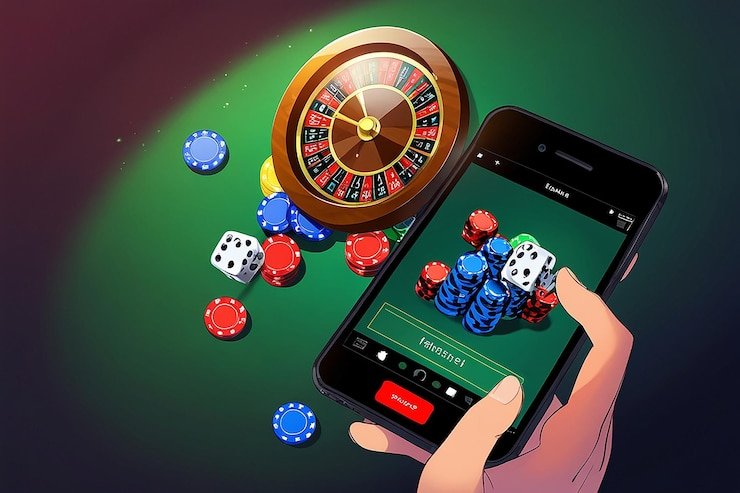 Permainan slot dengan tema petualangan dan grafis menarik di layar ponsel